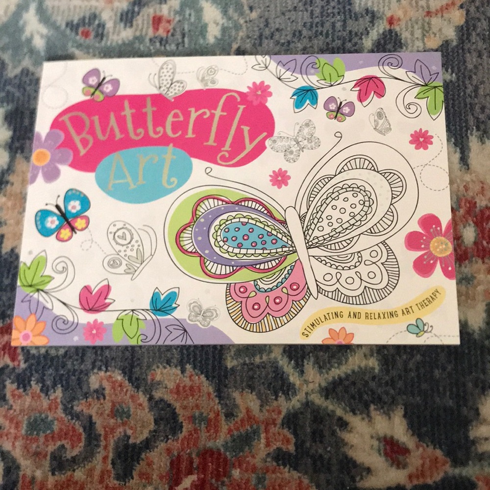 Butterfly Art Stimulating and Relaxing Art Therapy